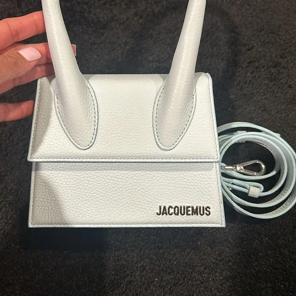 Jacquemus - light Blue Le Chiquito Moyen Top Handle - Picture 12 of 14